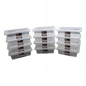 Wham Crystal Plastic Storage Box & Lid Size 01 (4 Litre)